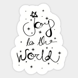 Joy to the world Sticker